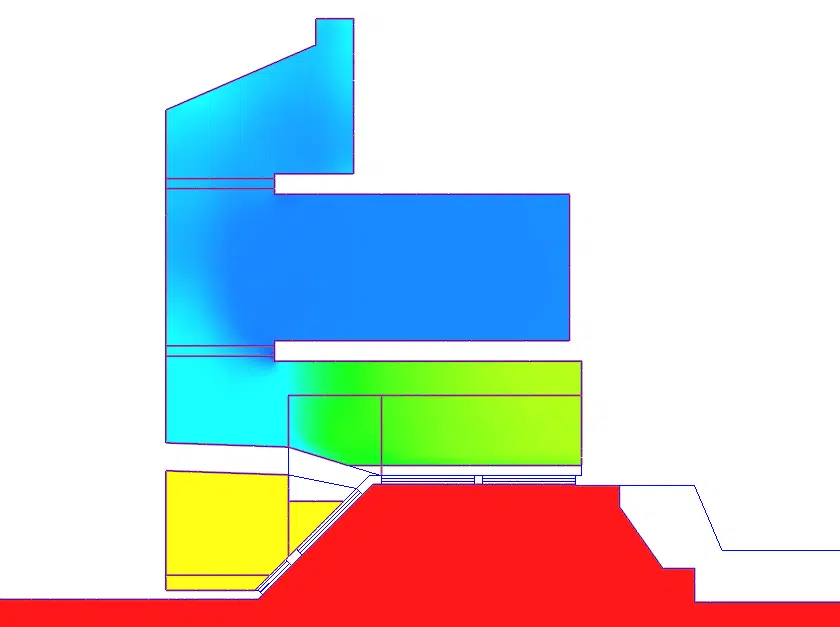 Estudio CFD de los campos de presión en el plénum