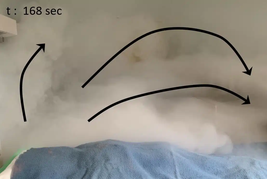 Essais fumigène bâtiment