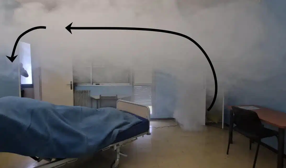 Essais Fumigene Chambre — étude