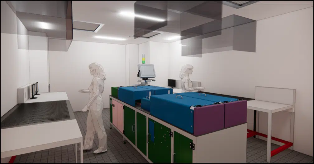 Aeráulica CFD de una sala blanca