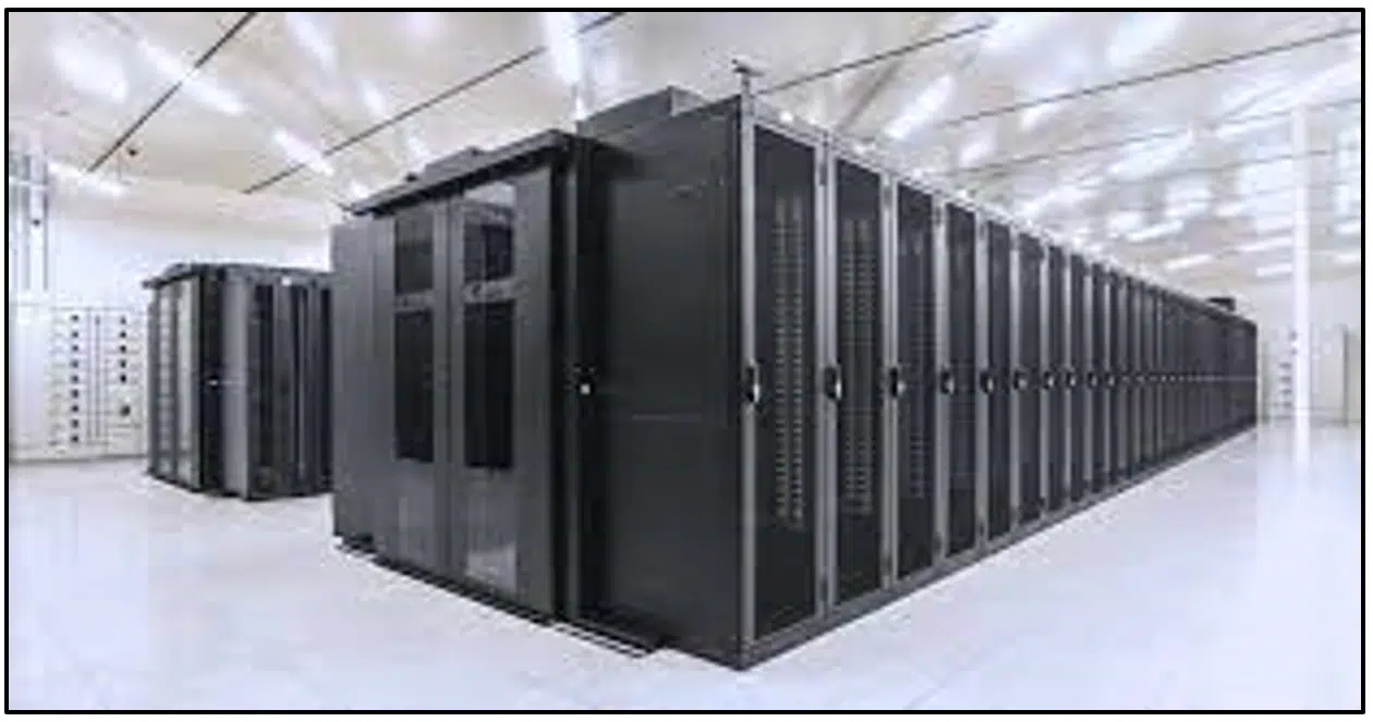 Interior de un centro de datos