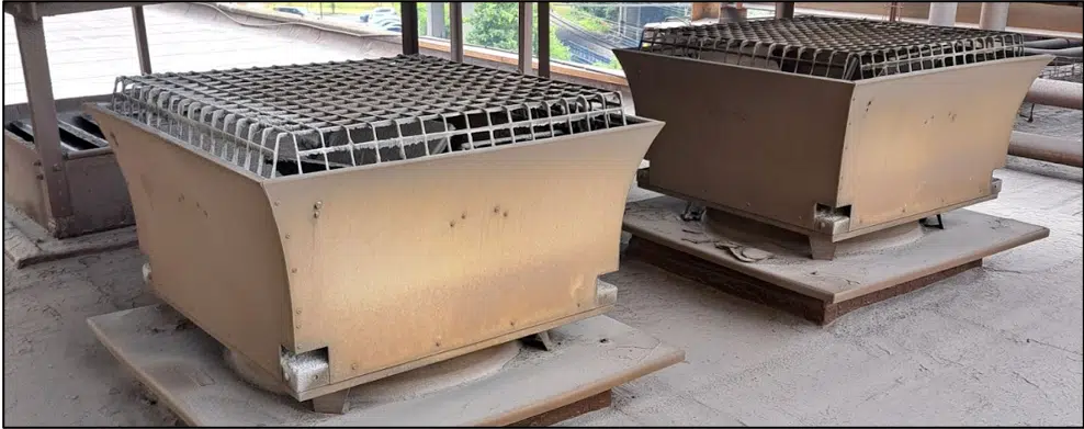 Ventiladores en el techo