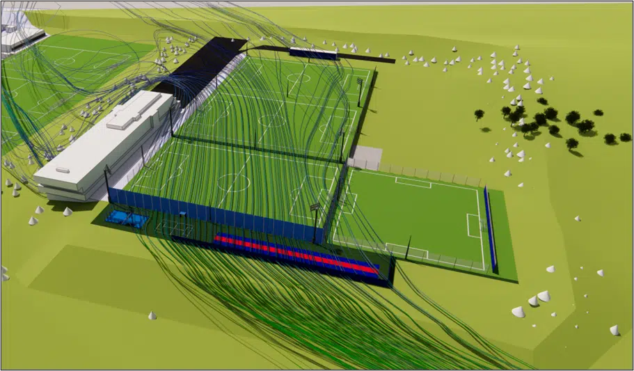 Confort al viento – Centro de entrenamiento PSG