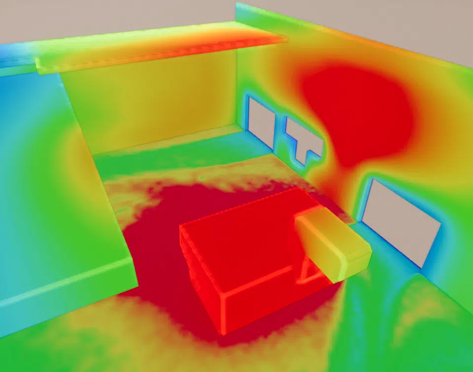 Análisis de los flujos aeráulicos y térmicos en la fábrica de Aluminium Dunkerque: modelado 3D y simulaciones CFD