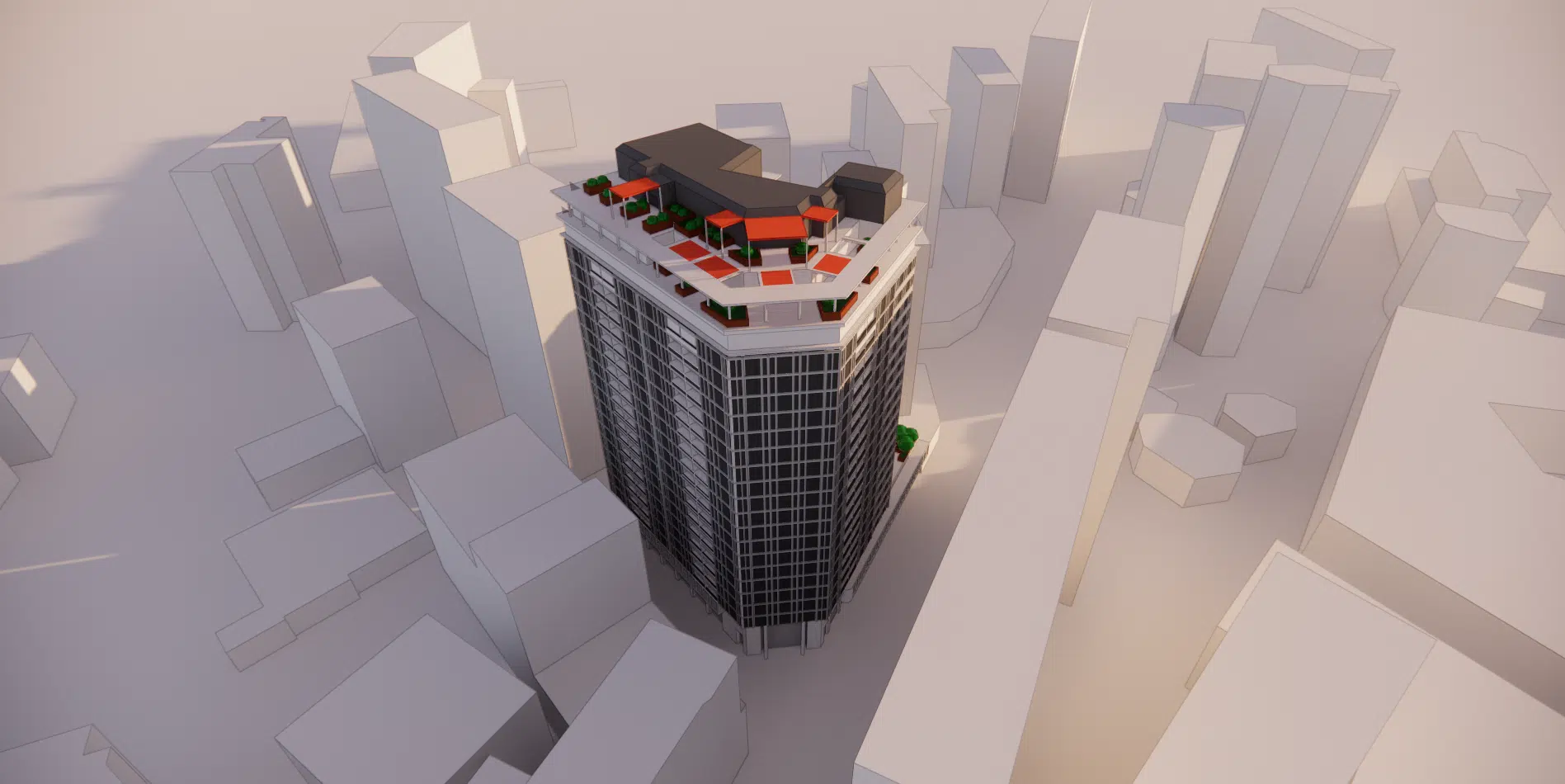 Modelo 3D del palacio y de su entorno urbano
