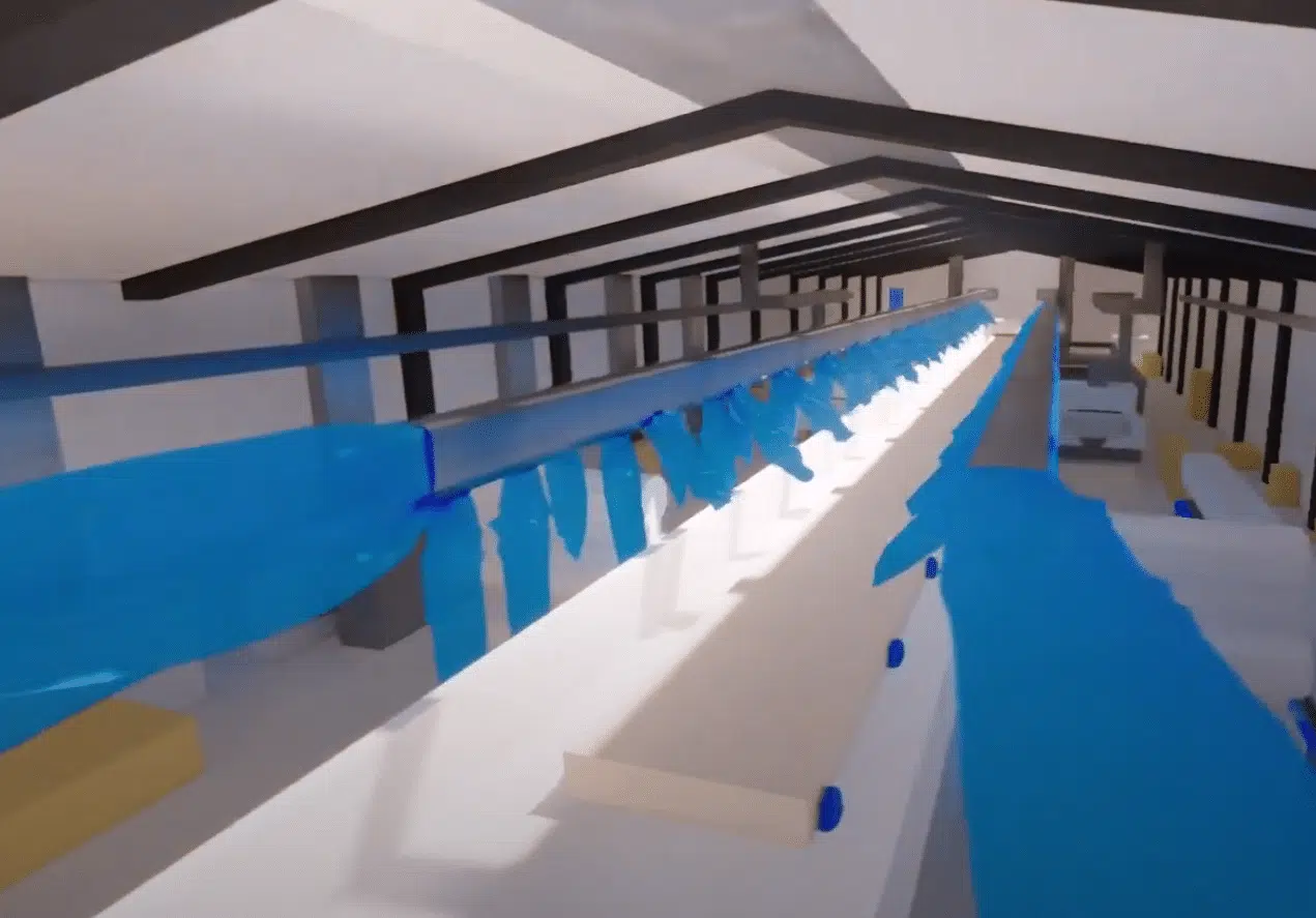 Síntesis CFD — mejora de la calidad del aire en fábrica
