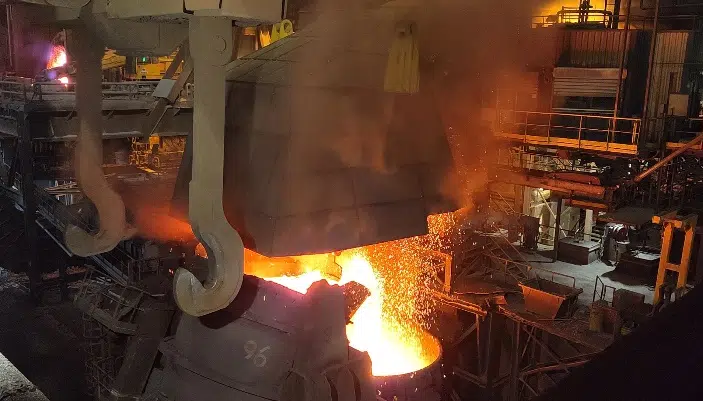 Campanas de aspiración sobre un horno