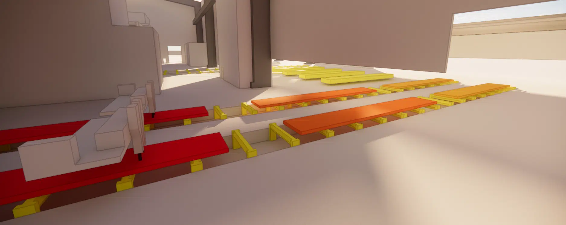 Modelo 3D de la zona de formaci\u00f3n de los planchones