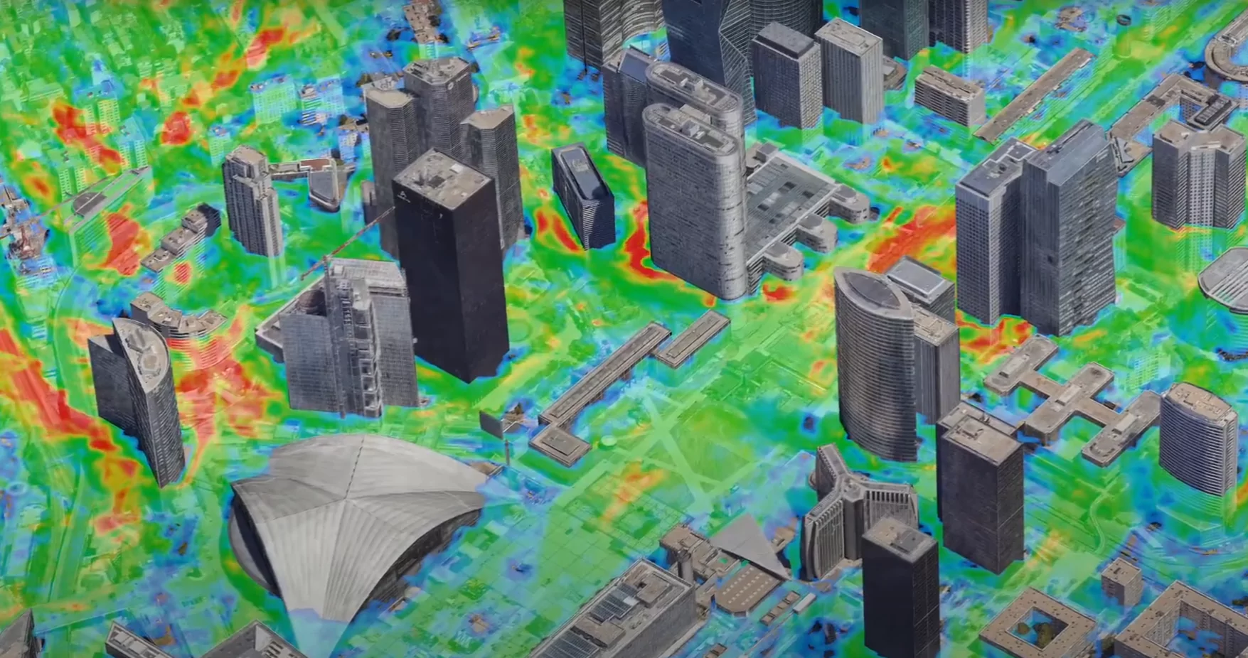 Simulation cfd la defense — résultat de simulation CFD