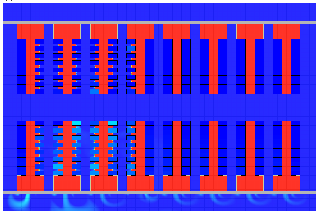 Plano de temperatura — escenario sin fallo de un data hall