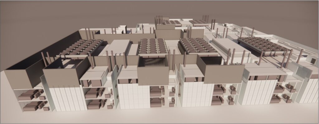 Simulation CFD du groupe électrogène du Data Center PAR5&6